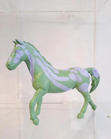 anno art, acrylpainting, Schleichhorse